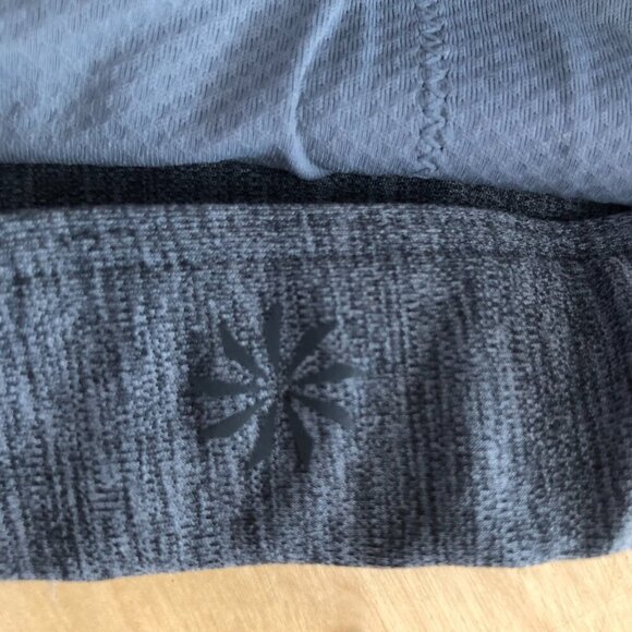 ATHLETA Ultimate Bra In Supersonic Sports Bra - Gray Heather Keyhole Back - Picture 2 of 6